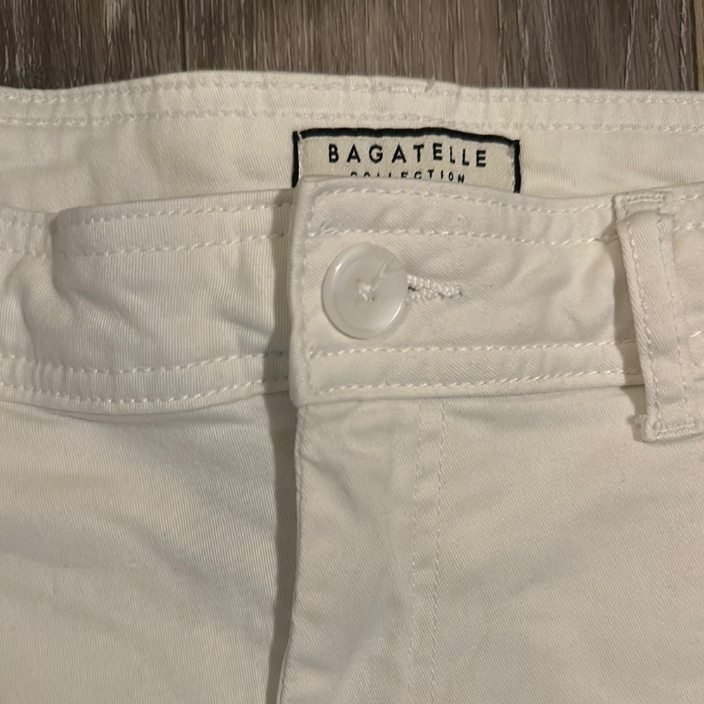 BAGATELLE | Nordstrom Work Ready Off White Trousers - Picture 9 of 12